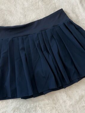 Women’s Pleated Navy Skirt